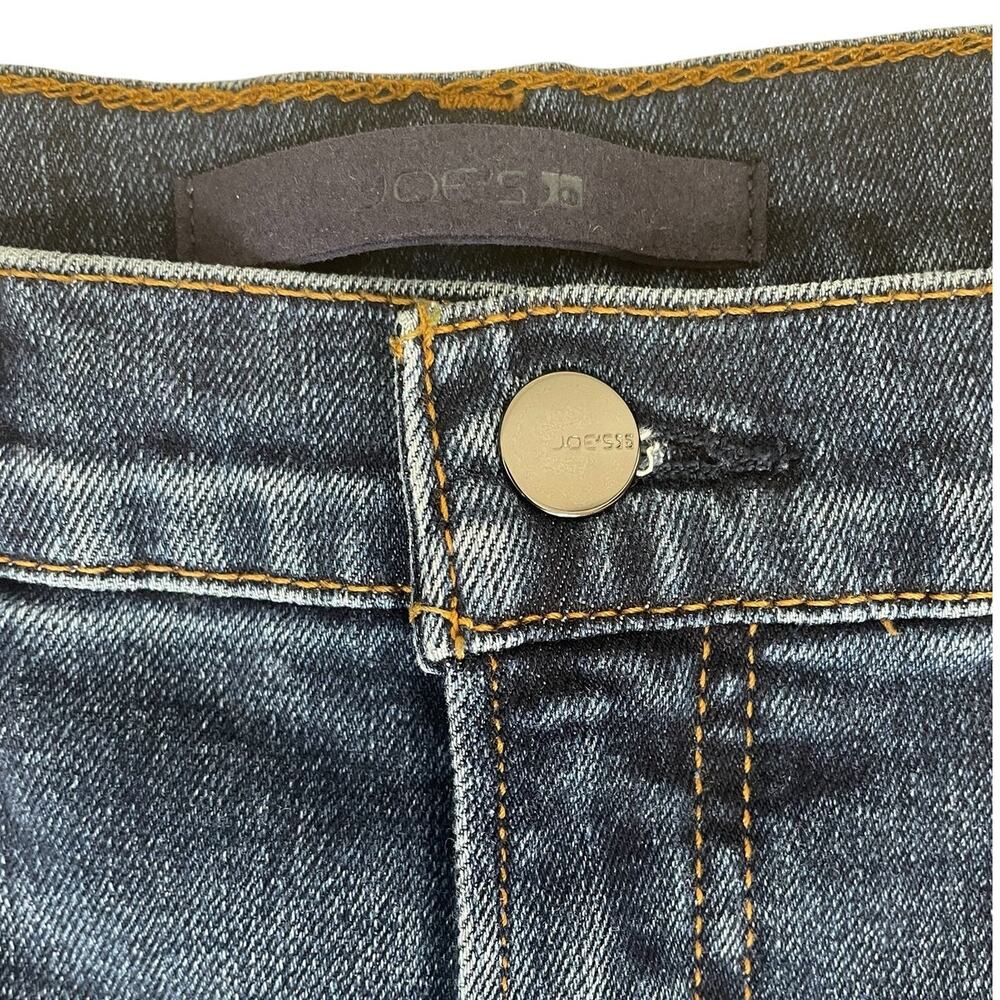Joe's Jeans The Trixie High Rise Wide Leg Cuffed Trouser Jean Indigo Sz 27 Chic - Picture 13 of 16